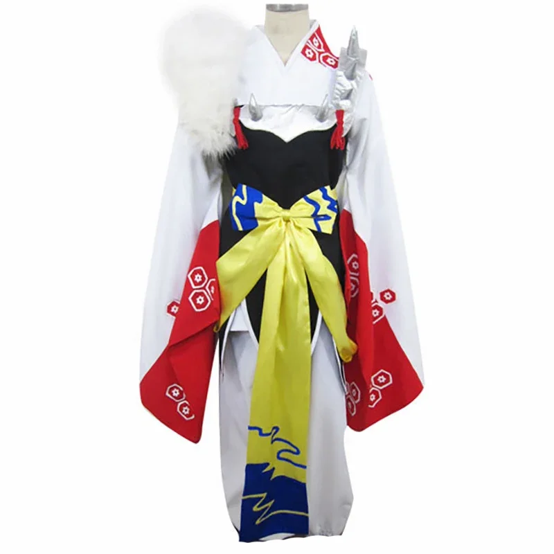 

InuYasha Costume Sesshomaru Kimono Cosplay For Kid And Adult Costume 11