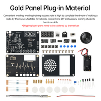 DC 5V RDA5807M Radio Kit FM Electronic Fabrication Full Frequency Soldering Assembly DIY Loose Parts Type C Interface 87-108MHz