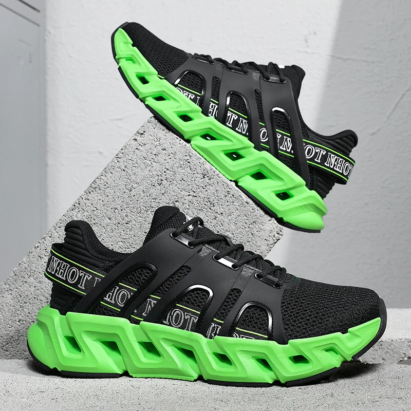 

Men's Lightweight Running Shoes Cushioning Mesh Casual Sneakers for Men Training Jogging Outdoor Fitness Athletics Plus Size 46