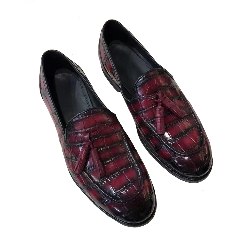 

yingshang new men leisure shoes male crocodile shoes wedding fashion male loafers shoes lazy drive shoes
