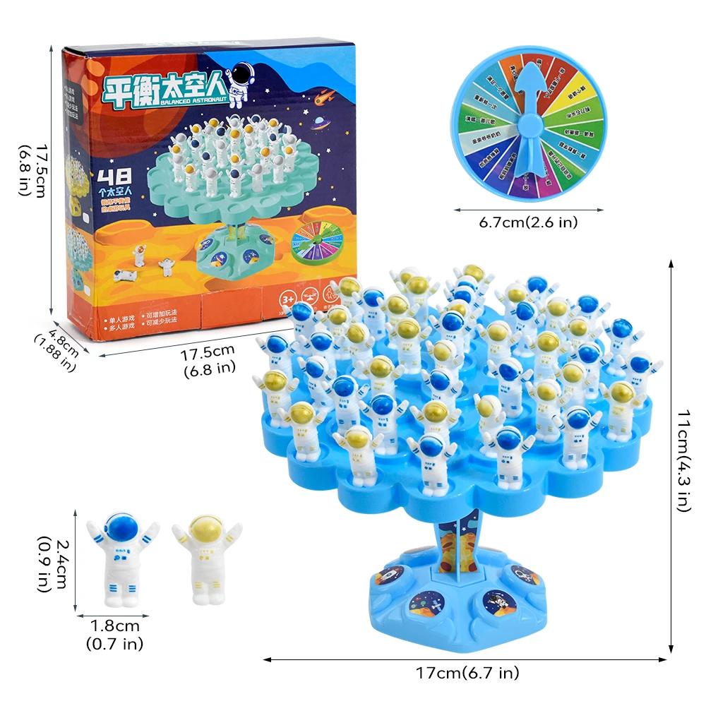 Balance astronaut balance tree benefit intelligence stack music parent-child interactive board game development focus