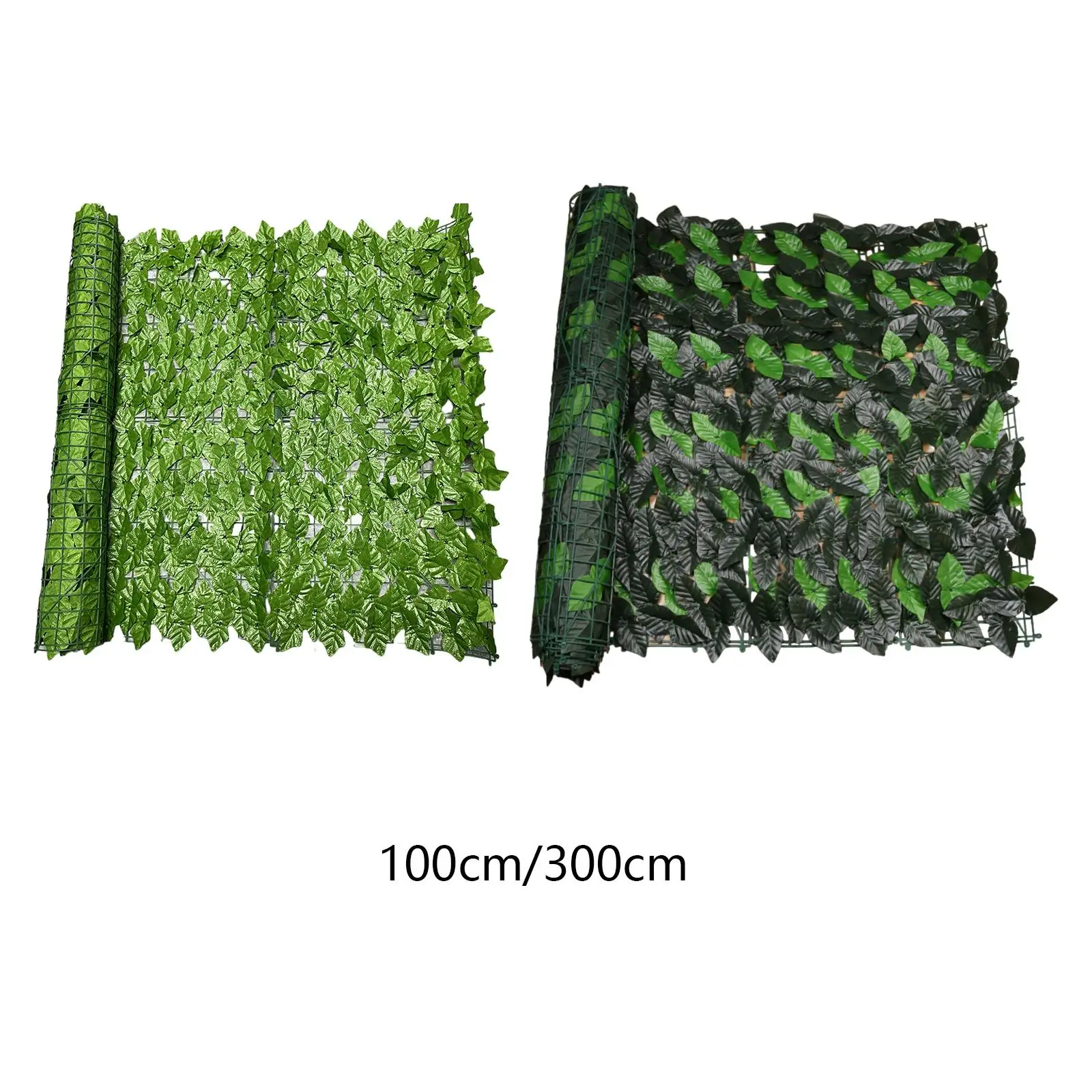 Faux Vine Leaf Privacy Screen Fence Plastic Greenery Panel for Backyard Patio Deck Landscape