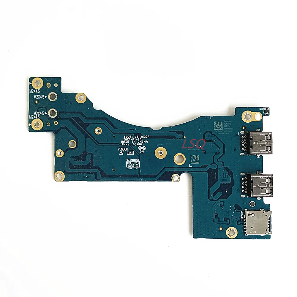 LS-J52DP For DELL Alienware M17 R3 USB WIFI Card SSD Board CN-0KFNTW KFNTW 100% Test Good