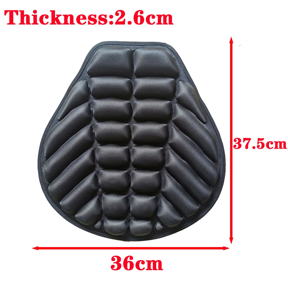 Motorcycle Seat Cushion Pad Breathable Moto Seat Cover Gel Non Slip Pressure Relief Ride Seat Cover Butt Protector Pad