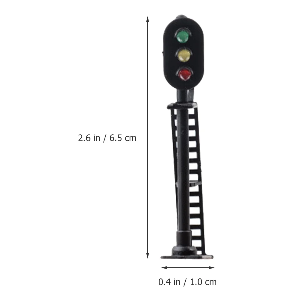 Miniatuur spoorwegtreinsignalen Modelverlichting Zandtafel Verkeerslamp Werkbank