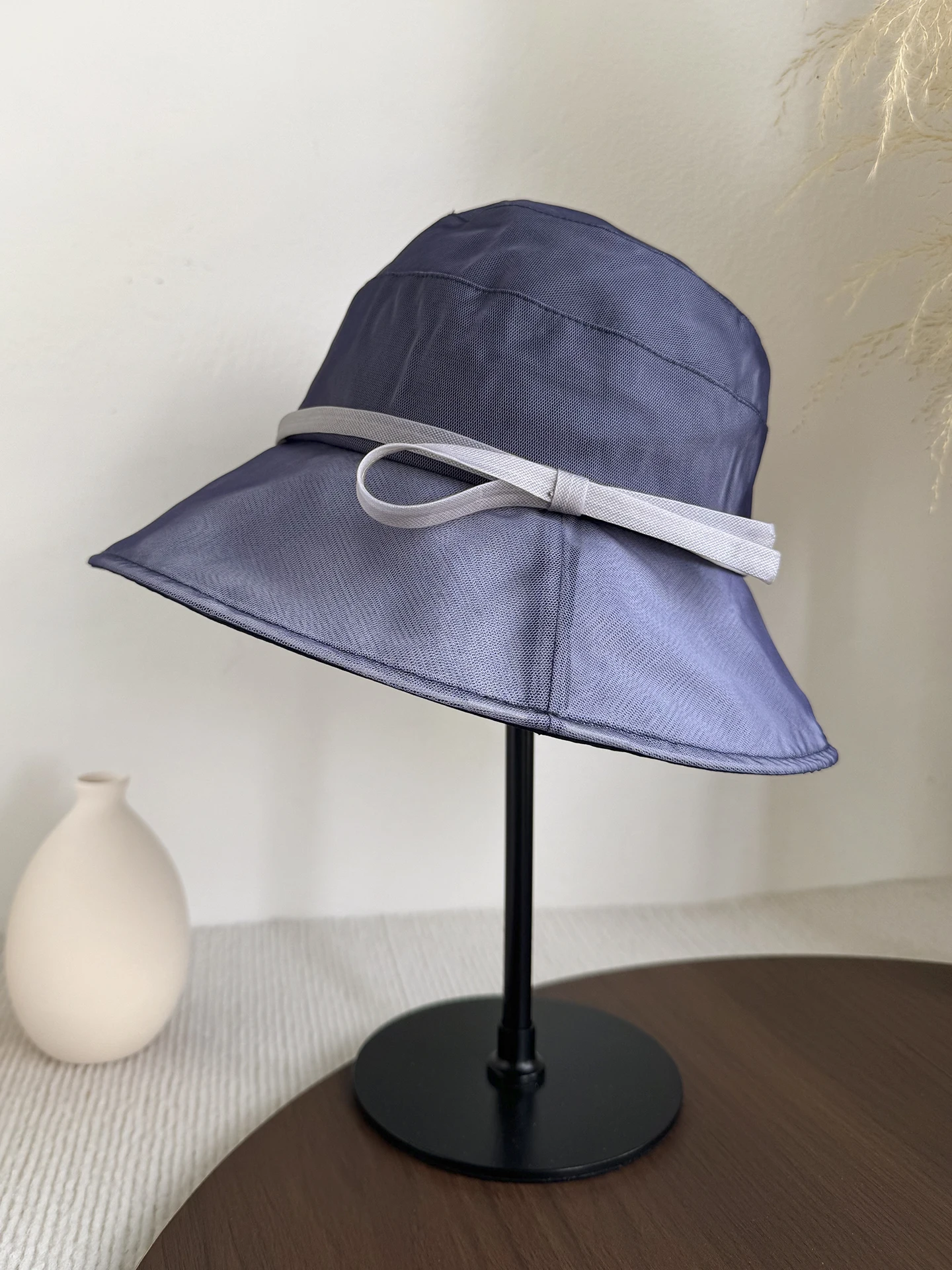silk-knot-fishing-hat-women's-spring-summer-large-brim-sun-protection-foldable-anti-uv-sun-hat-true-silk