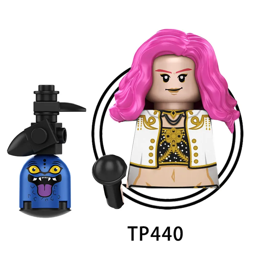 TP438 TP439 TP440 سلسلة الموسيقى اللبنات K شيطان الطوب أرقام ألعاب أطفال البوب الصيادين