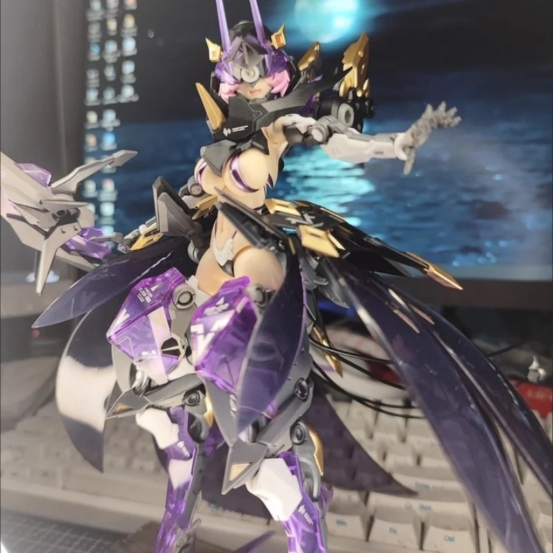 متوفر في المخزون رودو Rs-02 نجمة زهرة سوداء قزحية لطيف روبوت فتاة الشكل عمل كامل أنيمي نموذج مناسبة للأولاد جمع نموذج الهدايا