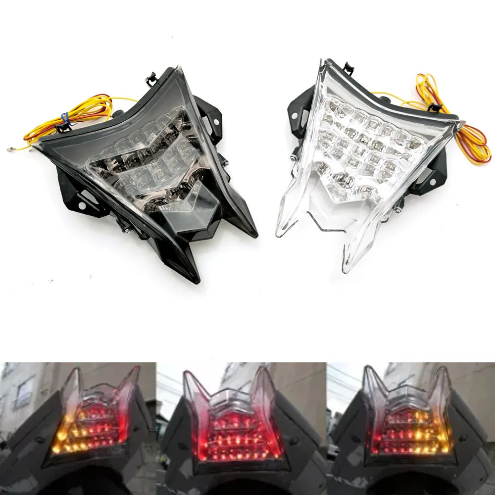 Motorcycle LED Taillight Brake Rear Turn Signal Indicator Lamp Tail Light For BMW S1000R 2014-2018 HP4 S1000RR 2009-2018.