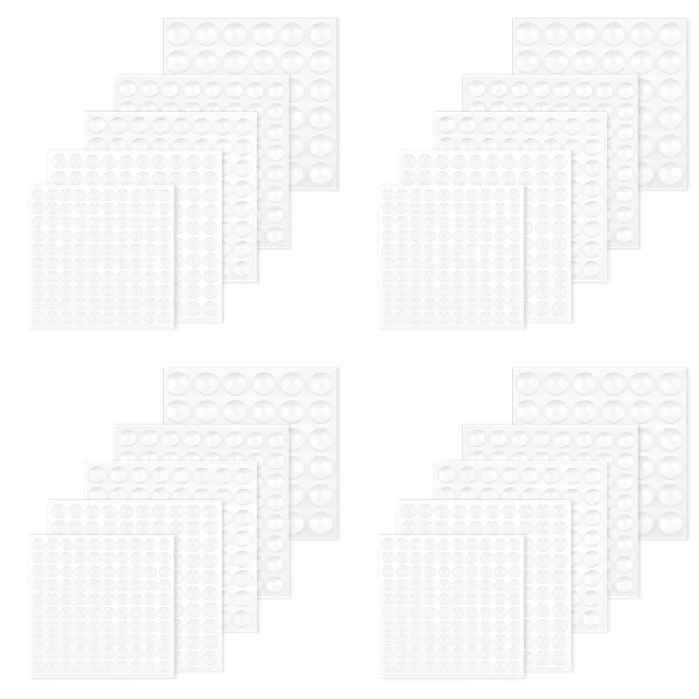 36/64/100pcs Anti-collision Sticker Self-adhesive Silicone Particles Round Bumpers Anti Slip Shock Absorber Foot Pads Damper