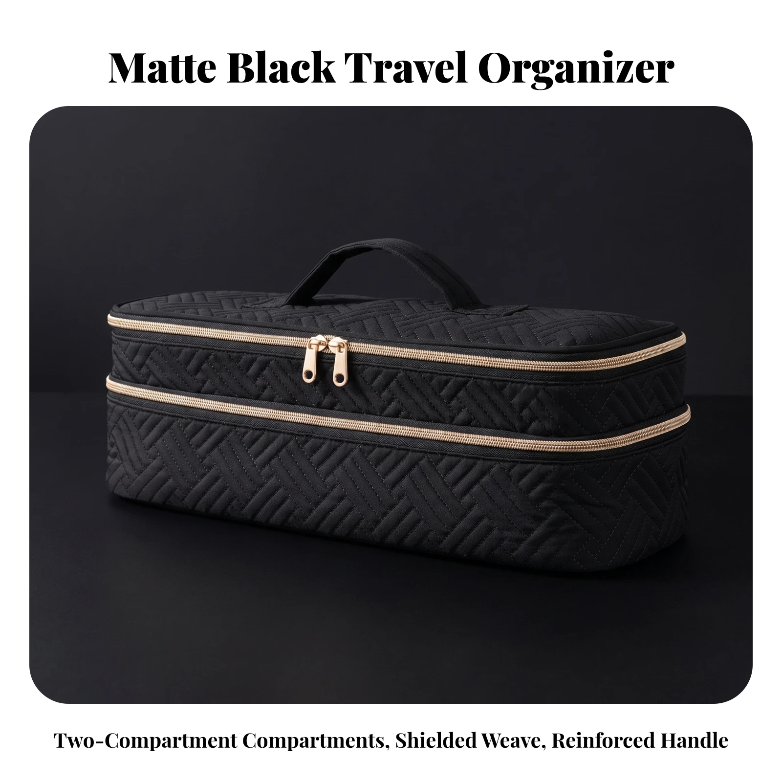 Hair Tools Travel Bag Portable Hair Tool Travel Bag Spacious Organized for Bathroom Countertop