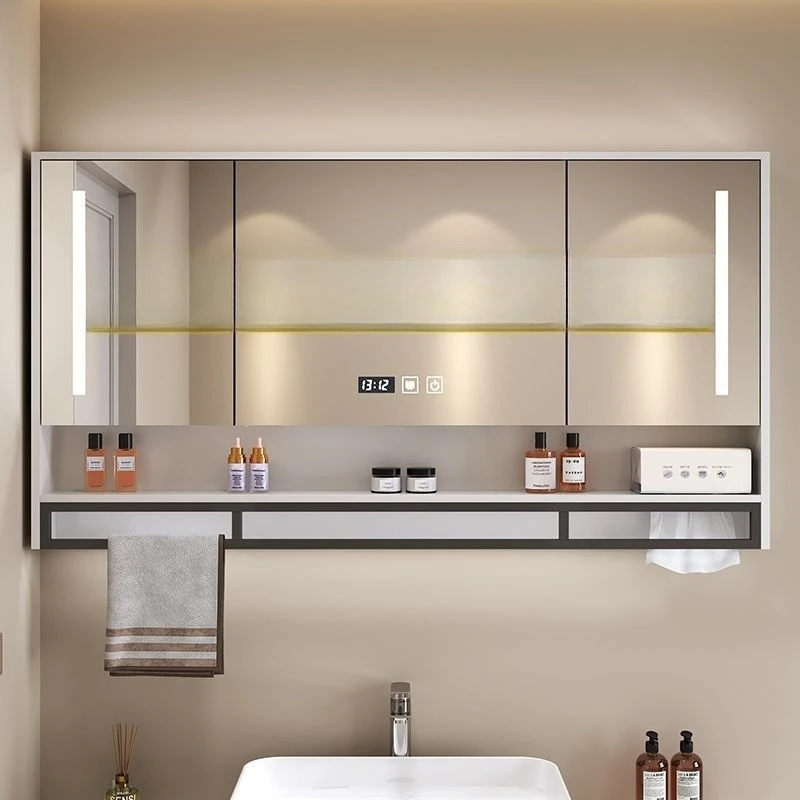 Bathroom Smart bathroom Mirror cabinet Separate wall-mounted vanity mirror Wash table Defogging
