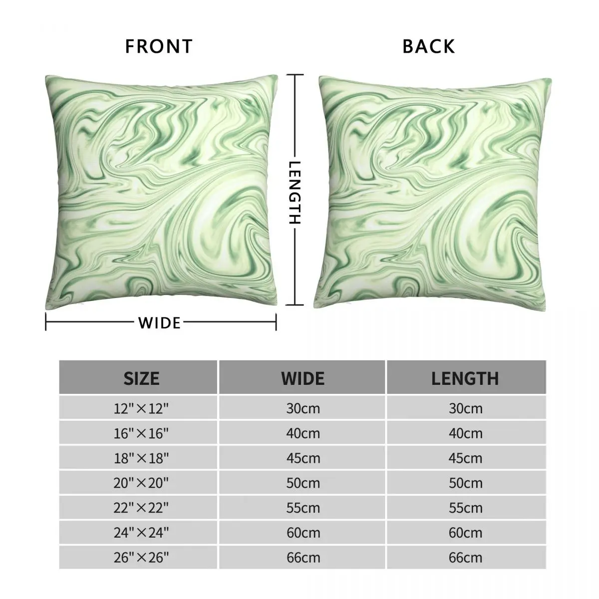 MSU Green Nyanza Liquid Pillowcase Polyester Linen Velvet Pattern Zip Decor Pillow Case Home Cushion Cover Wholesale 18