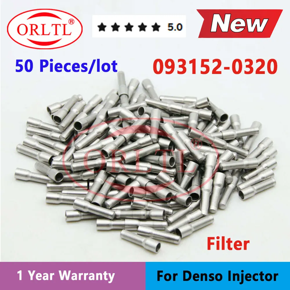 

50 Pieces FILTER New Fuel Injector Inlet Air 093152-0320 New Common Rail Injector Filter 0931520320 for Denso Diesel 23670-0L050