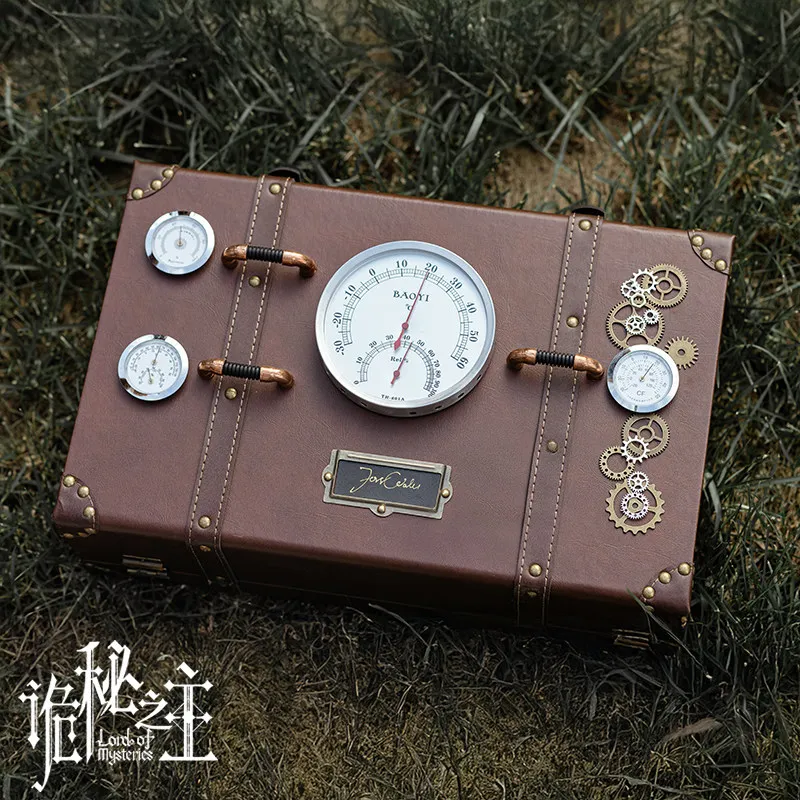 

Коричневый кожаный дорожный чемодан-органайзер для косплея по мотивам аниме «Властелин тайн» (Fors Wall), аксессуар для Хэллоуина, подарок