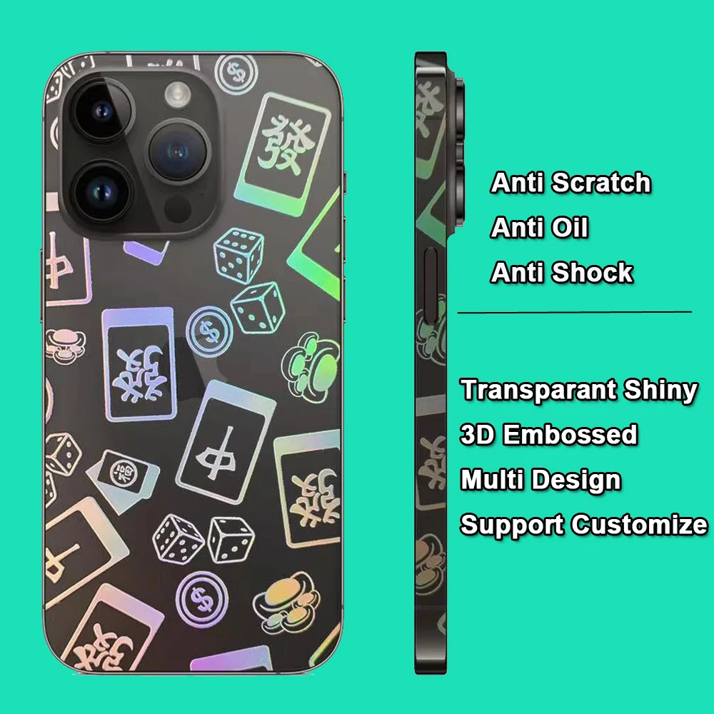 FONLYU 50 قطعة شفافة الليزر تنقش جلود الهاتف الذكي الغطاء الخلفي الزجاج طبقة رقيقة واقية ملصقات لآلة قطع هيدروجيل