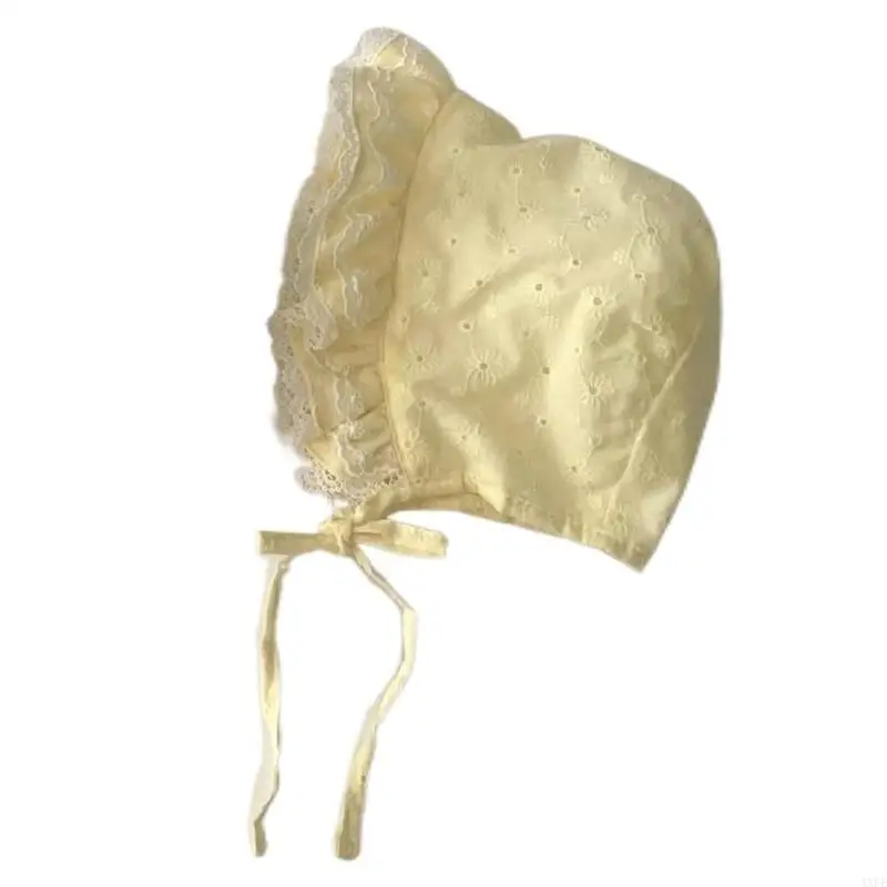 

Princess Hat Toddlers Spring Sun Hat Little Girl Infant Soft Lace Hat Cotton Bonnet Caps Sun Hat Photography Props