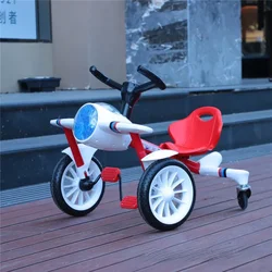 Kids Drift Airplane Square Go-kart Scooter Stroller Walker Swing Car Rear