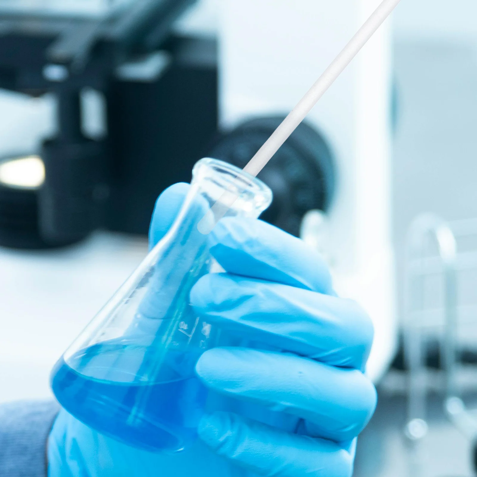 Hastes de agitação de vidro, varas de agitação de laboratório suaves e seguras para experimento científico, mistura de suprimentos de cozinha, varas de agitação experimentais com 10 peças