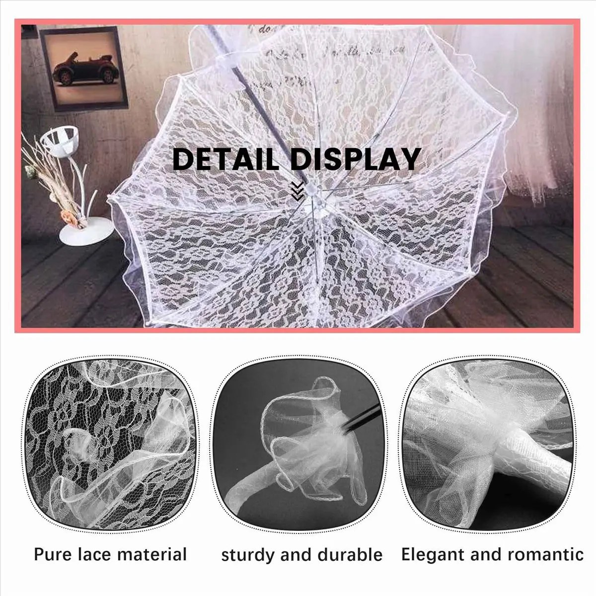Abja Bud Silk Lace …