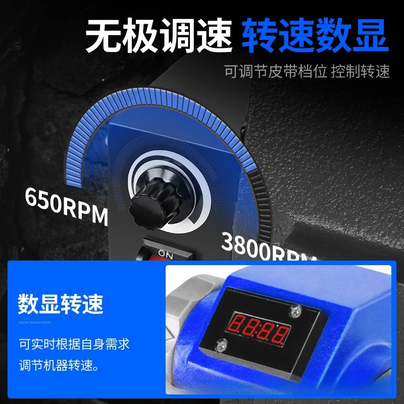 Holzbearbeitungsdrehmaschine, einstellbare Geschwindigkeit, multifunktional, kleiner Haushalt, Holz-Rotationsmaschine, Schleifen von Auto-Zylindern