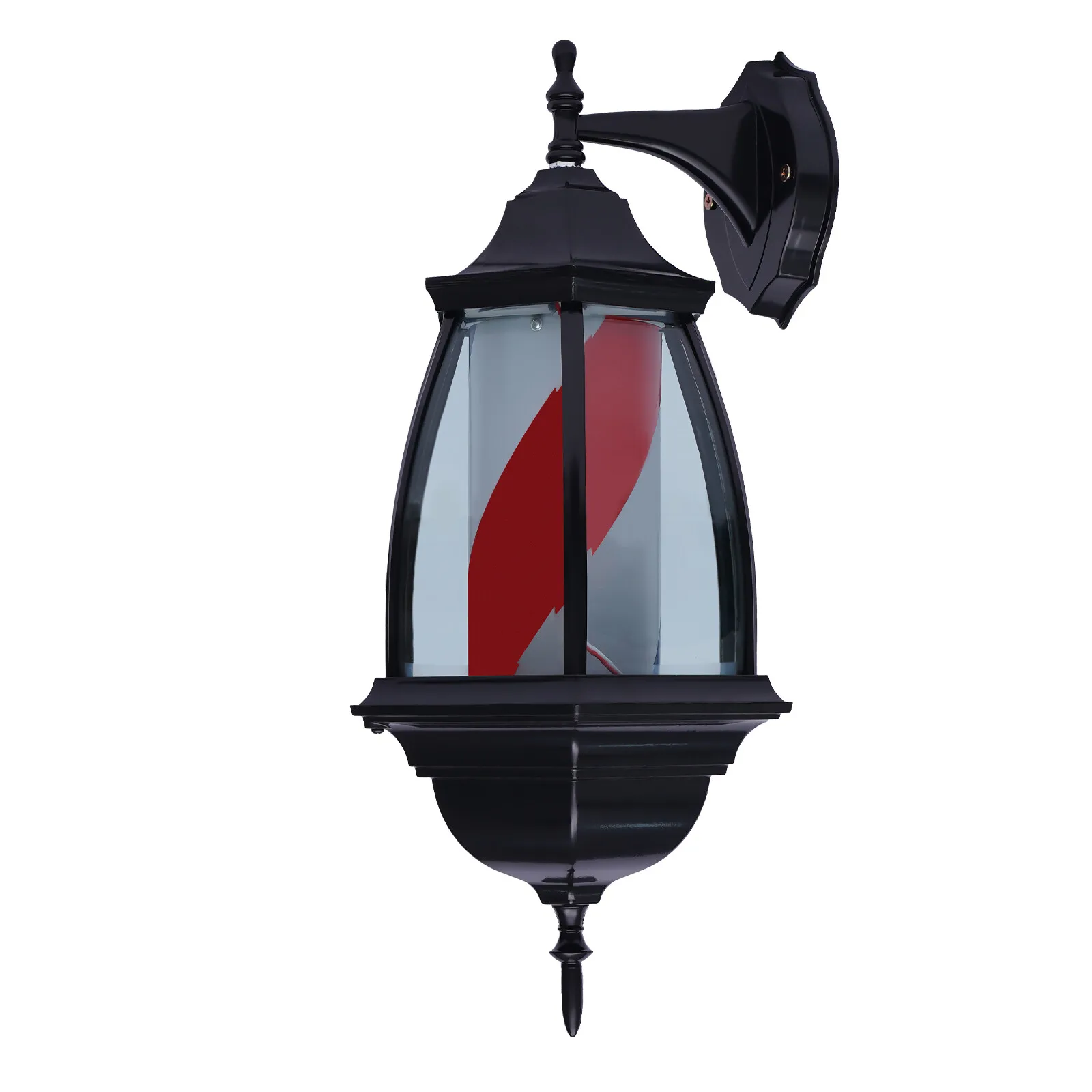 AC110V LED شريط ضوء مقاوم للماء الحلاق القطب صالون الشعر صالون الحلاقة تسجيل الأحمر والأزرق والأبيض القطب جبل