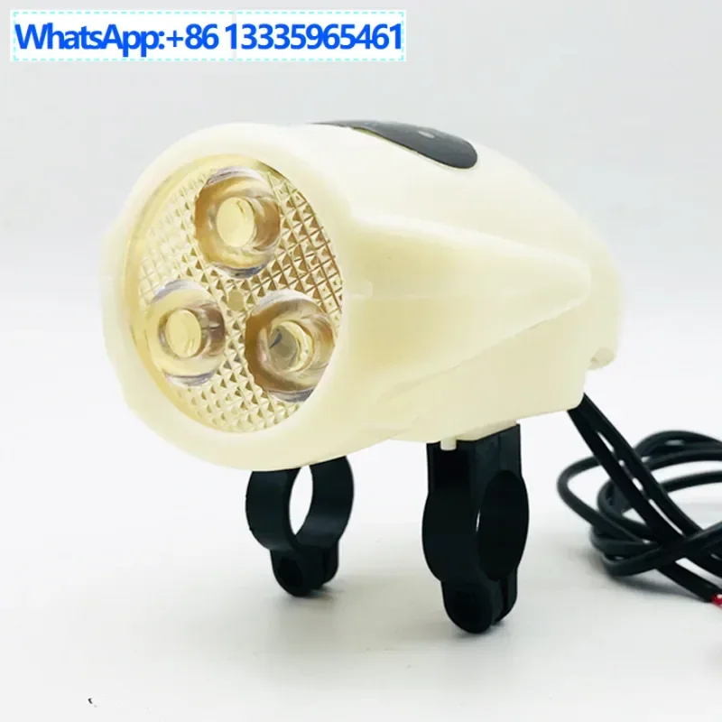 

10PCS electric bicycle frog light instrument headlight 24V36V four-in-one power display instrument simple frog light