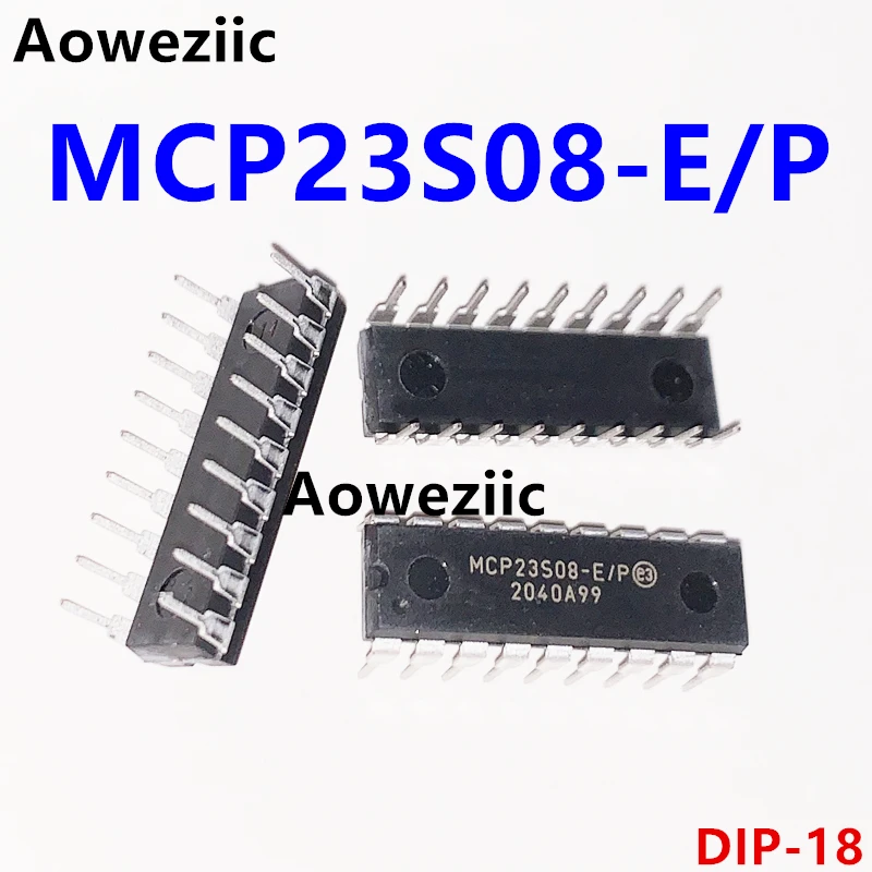 MCP23S08-E/P DIP-18 direct plug interface - I/O expander chip, new and original