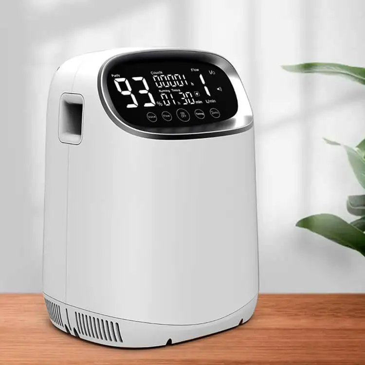 Yonker 10 Liter Quiet Reusable Handheld O2 Oxygen Concentrator Machine AC 110-220V for Dog Pet Operation Home Use