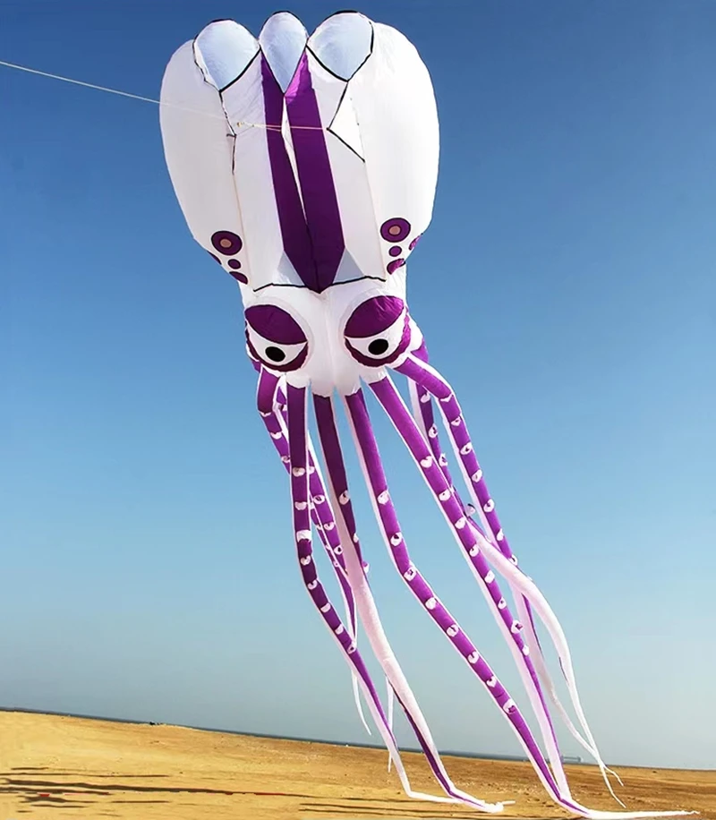 Grote octopus vliegeren zachte vlieger display vliegers voor volwassenen vliegers parachute professionele vliegers opblaasbare vliegers Vissen spelen