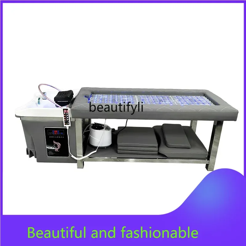 

zGShampoo Chair Constant Temperature Water Circulation Fumigation Spa Intelligent Physiotherapy Massage Health Moxibustion Bed
