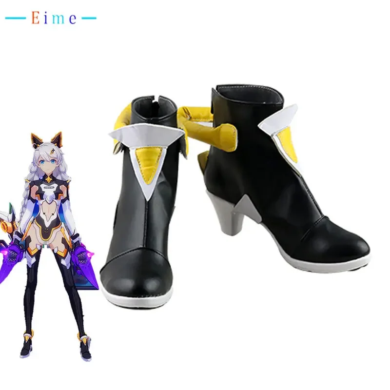 

Игра Honkai Impact 3, Kiana Kaslana, обувь для косплея, карнавальные ботинки на Хэллоуин, реквизит для косплея, индивидуальный заказ