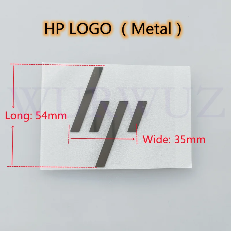 New Applicable Logo For HP Metal Logo  Metal Sticker Metal Length 54mm Width 35mm Length 57mm Width 37mm Length 52mm Width 34mm