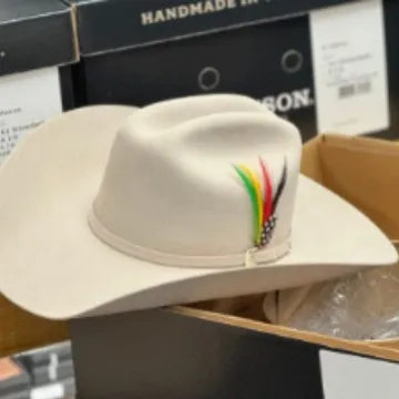 

Solid Color Sheepskin Cowboy Hat Fashionable Wool Cowboy Hat Adjustable Felt Hat