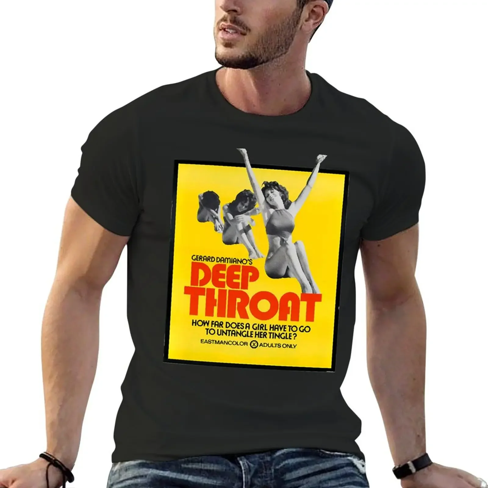 Deep Throat 1972 T-Shirt vintage anime shirt man t shirt korean fashion mens t shirt