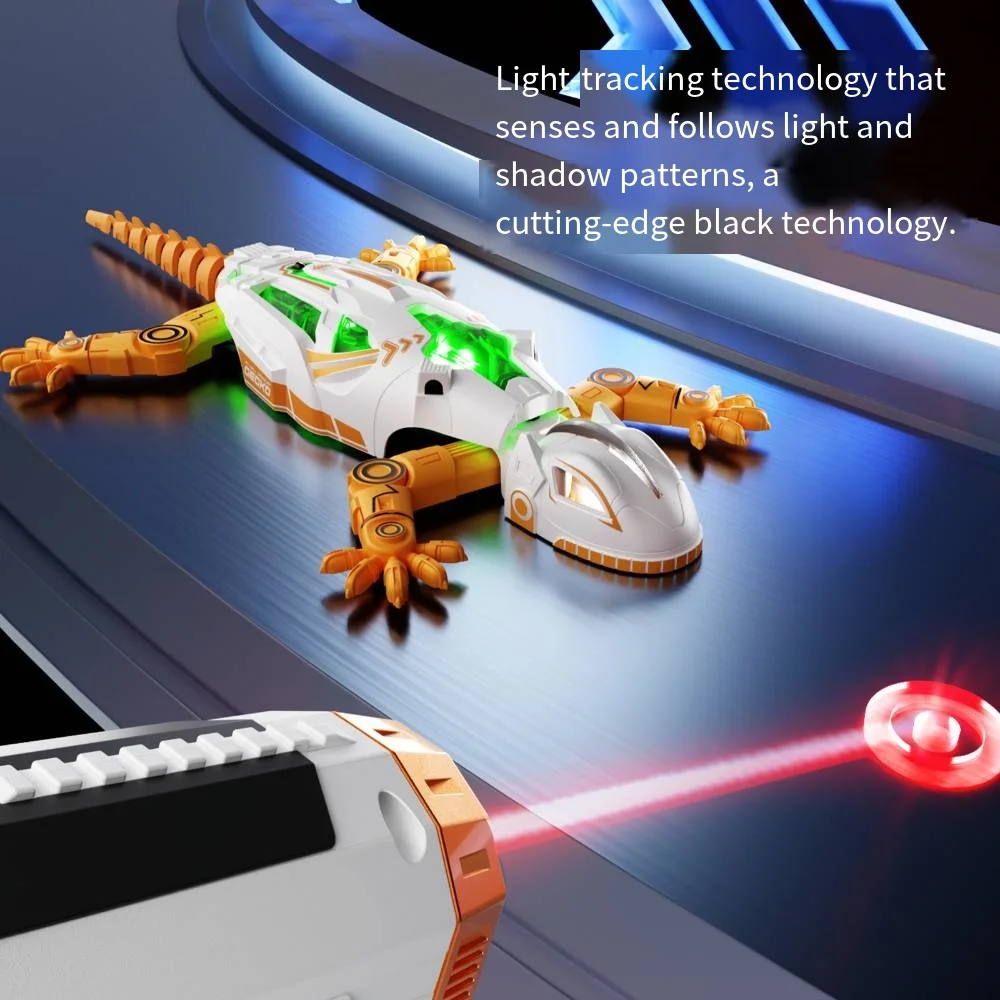 Inertial Light Responsive Wall Climbing Lizard with Intelligent Color Changing Ability Vehicle Remote Control Toy Birthday gift