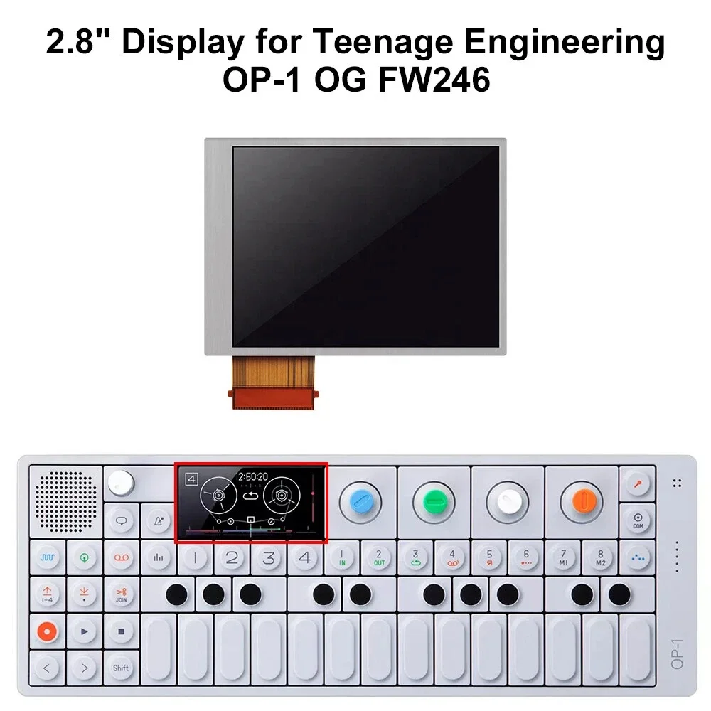 

2.8" Display for Teenage Engineering OP-1 OG FW246