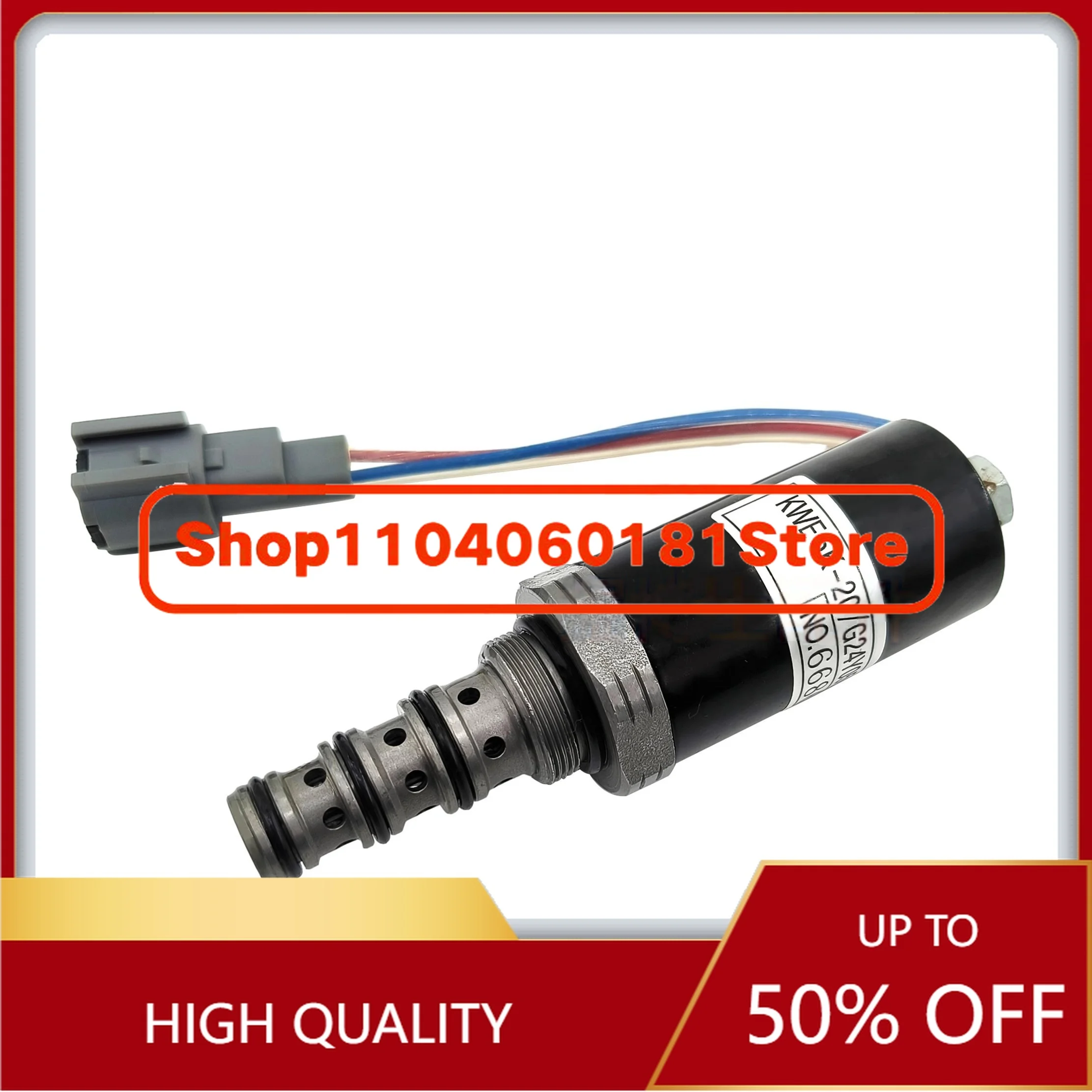HD820 High Quality Excavator Pilot Pump Rotary Solenoid Valve KWE5K-20/G24Y05