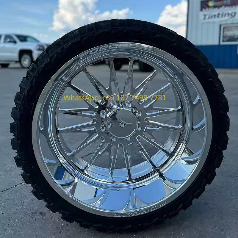 

Кованые диски из вогнутого сплава премиум-класса с глубокими стравами, 17-30 дюймов, 5*139,7, изготовленные на заказ для внедорожных колес пикапа C10 F150