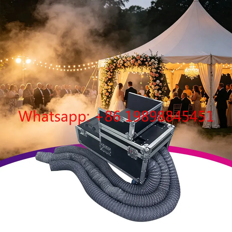 

5000W High Output Water-Based Fog Machine Wireless Remote Wedding Smoke Generator