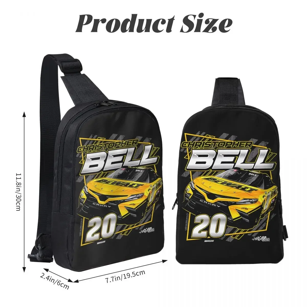 Christopher Bell 20 Crossbody Sling Backpack Shoulder Sling Chest Bag Adjustable Travel Hiking Daypack Outdoor for Women & Men