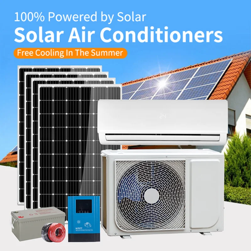 Oraako Solar Window Wall Split Air Cooler Solar Powered Air Conditioner Price Solar Air Conditioner Off Grid