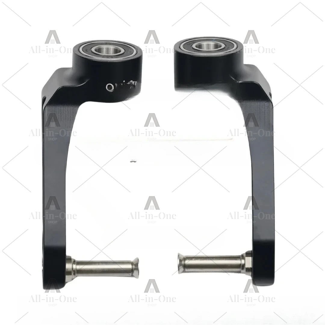 4 Inch 5 Inch Wheel Use Aluminum Wheelchair Front Fork with Titanium Alloy Axle 1 pair