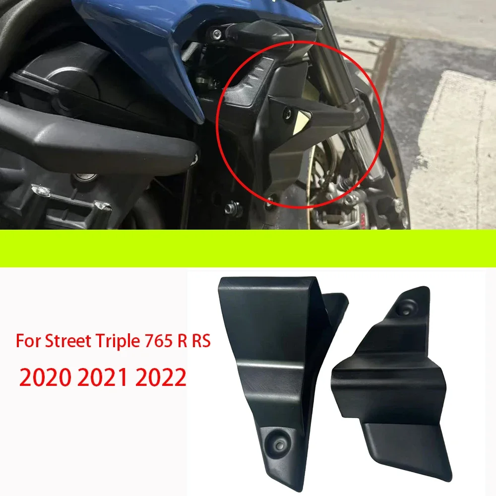 

Motorcycle Side Deflector Spoilers Winglet Fixed Wing For Triumph Street Triple 765 R RS 2020-2022