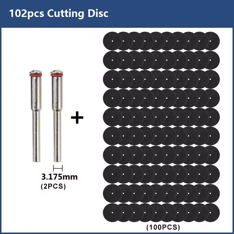 CMCP 32mm Abrasive Cutting Disc With Mandrels Grinding Wheels For Dremel Accesories Metal Cutting Rotary Tool Saw Blade - Image 19