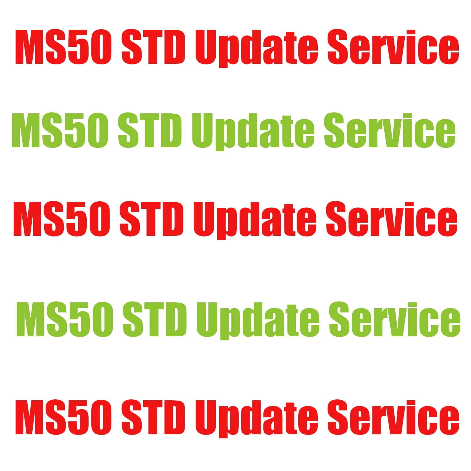 OBDSTAR MS50 Standard Edition One-Year Update Service (Customized Service, No Shipping)
