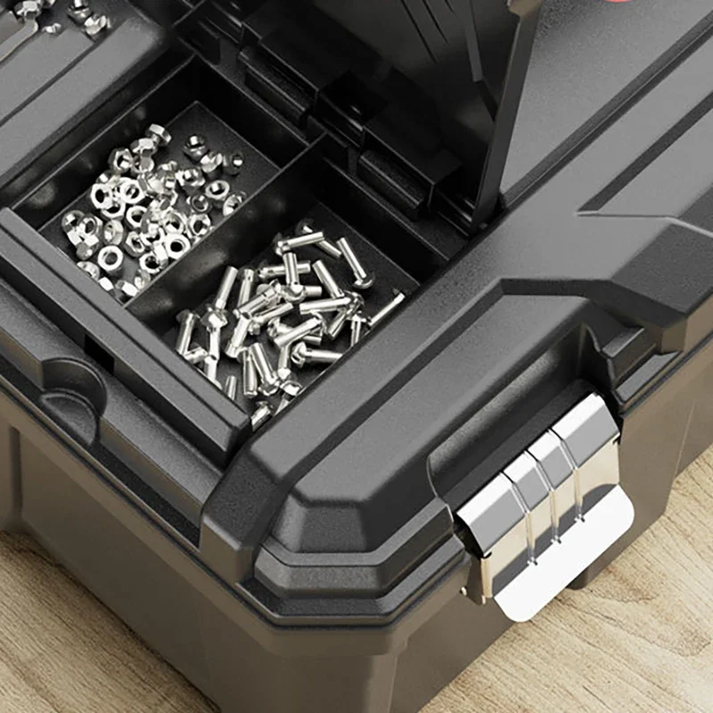 Multifunctional Capacity Tool Box Portable Professional Electrician Hard Parts Box  Large Waterproof Shockproof Sealed Tool Box
