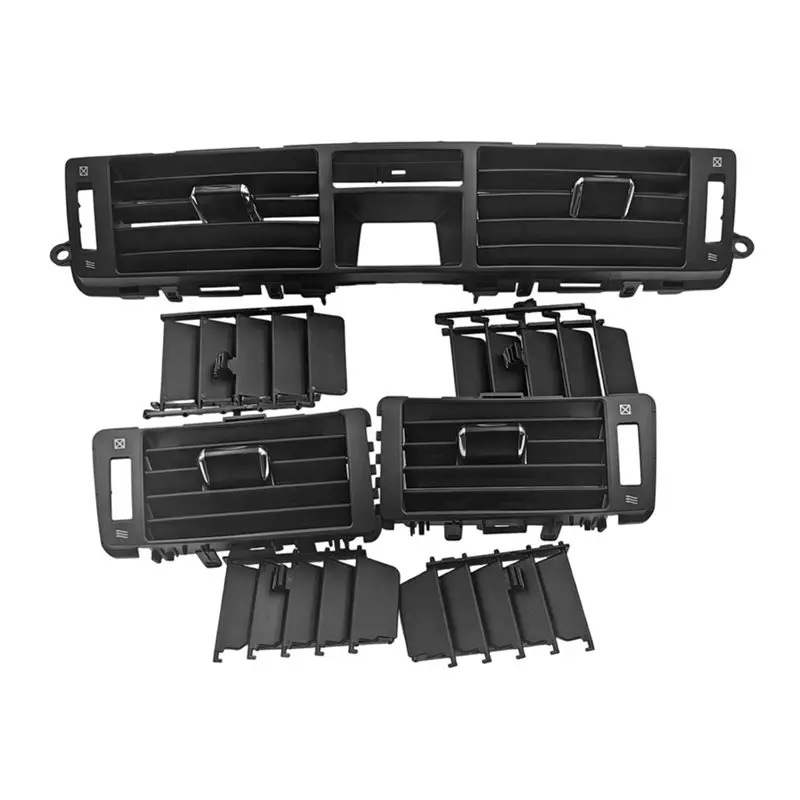 Stable-For Toyota Crown Majesta GRS180 03-08 Air Conditioning Vent Frame&Fan Blades Grille Louver Kit 355641-0410 55650-0N010