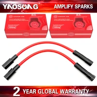 2 uds para Harley Davidson Sportster X48 XL 883 XL1200 XR Street XG 72 cables de bujía de hierro