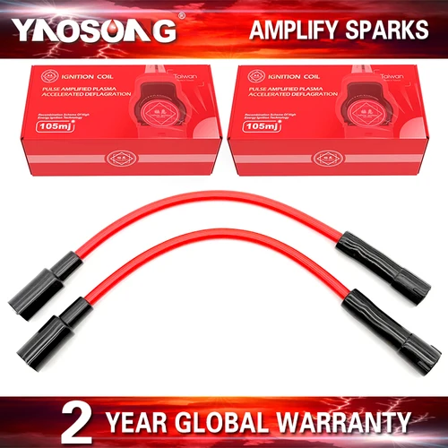 Imagen 1 del producto 2 uds para Harley Davidson Sportster X48 XL 883 XL1200 XR Street XG 72 cables de bujía de hierro